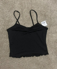 Black Spaghetti Strap Top - Large - BRAND NEW