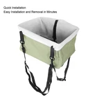 Car Pet Carrier Bag Travel Bag With Safety Traction Belt And Blanket For Small♫