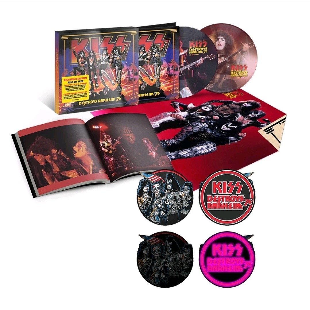 KISS – Destroys Anaheim '76  2LP Picture Disc + Collectible Coin PRESALE 09/03