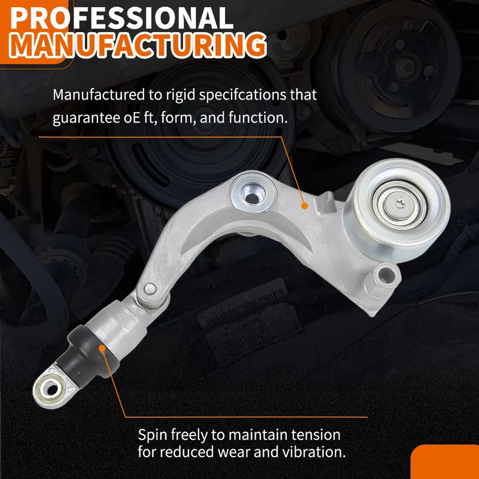 Nuevo kit de polea tensora y correa de transmisión serpentina para Honda Civic 2006-2011 1,8 L Foto 4 de 4