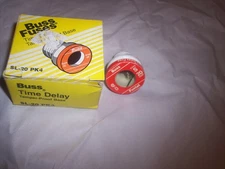 Buss Time Delay Fuse SL-20 Tamper Proof Base 1 Fuse  Buss Fuses