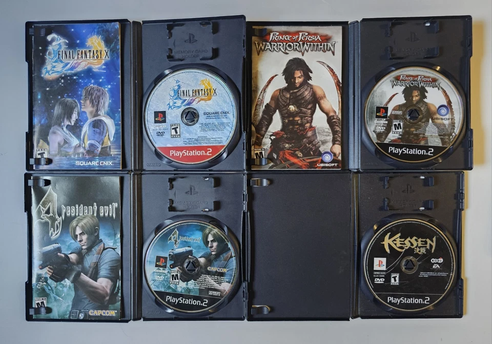 PlayStation 2 (PS2) Lot of 9 Games (Resident Evil 4, Final Fantasy X, More) - Image 3 of 4