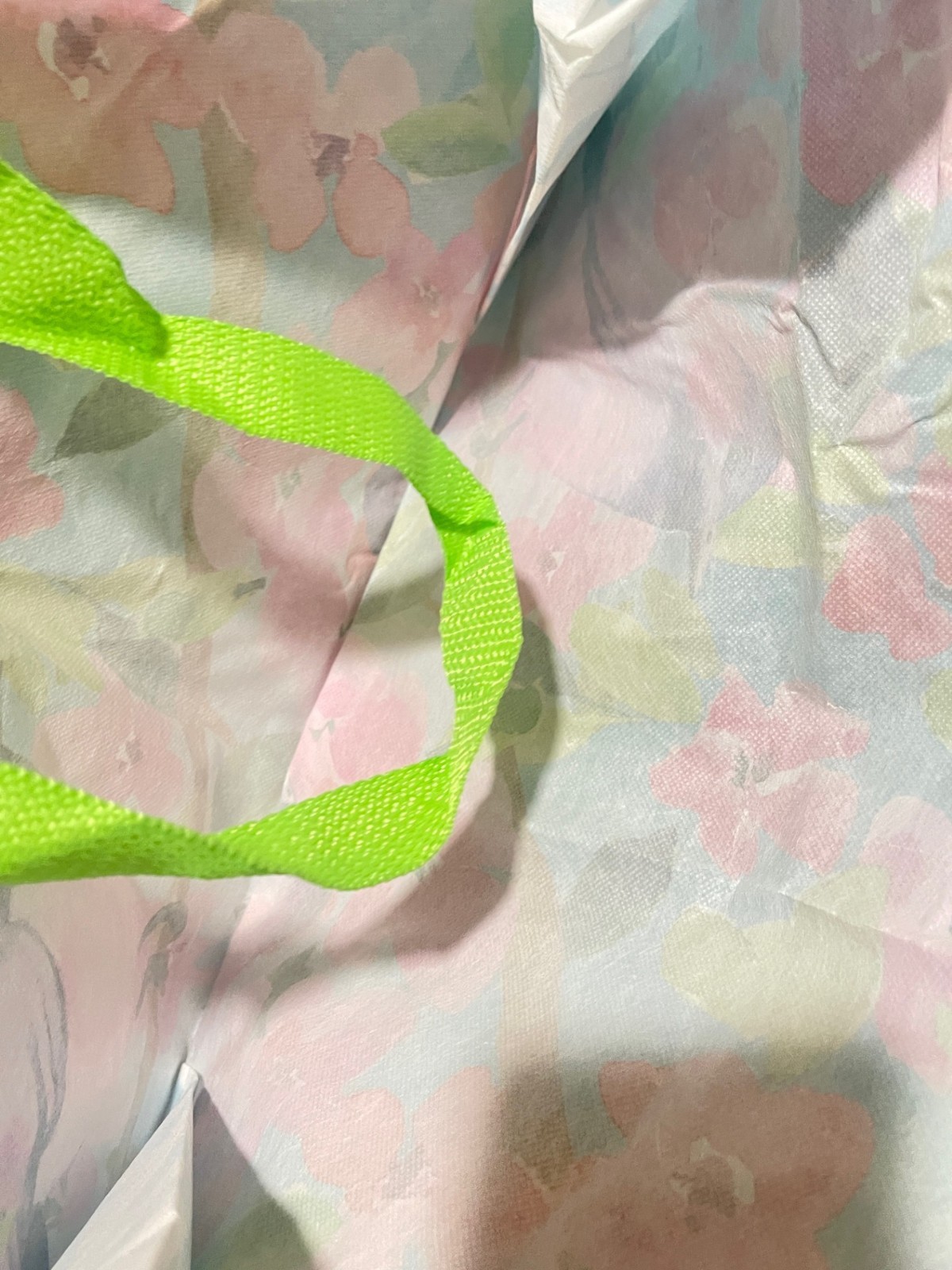 Shopping Gift Bag birds flowers Reusable Tote TJMaxx 19"Hx17"Wx7"D(M12)