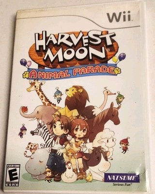 Harvest Moon Animal Parade Nintendo Wii 2009 CIB Complete Manual Case Video Game