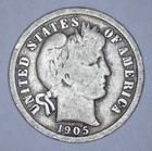 1905-O Barber Dime - 90% Silver