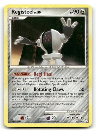 Registeel Legends Awakened 39/146 LP Pokemon