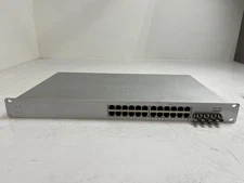 Cisco Meraki MS220-24 24-Port Gigabit POE+ Switch - Unclaimed