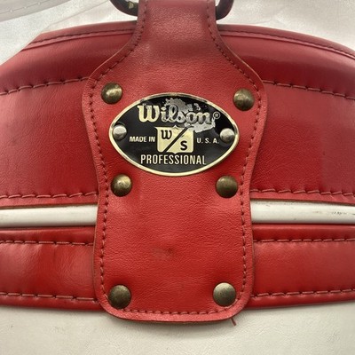 s*g様 Wilson Staff キャディバッグ（ヴィンテージ） Wilson Staff Vintage Classic Pro Cart Staff Large Golf Bag Red