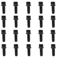 20x Radschrauben M14x1,5 Kugelbund R13 27mm schwarz Audi A4 8H Cabrio A4 8H Cabr