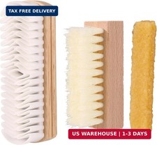 3pcs Suede Shoe Brush and Eraser Kit, Professional Suede  Nubuck Rubber Cleanin