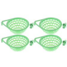 4 Pcs Plastic Bird Nest Hollow Out Hanging Nest Supplies for Parrots and Birds