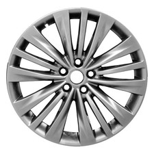 20x8 Painted Medium Silver Metallic Wheel Fits 2020-2026 Toyota Highlander 20x8 Painted Medium Silver Metallic Wheel Fits 2020-2026 Toyota Highlander