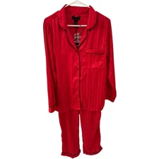 House of Harlow 1960 Red Striped Pajama Set Sleepwear Medium NWT Lounge