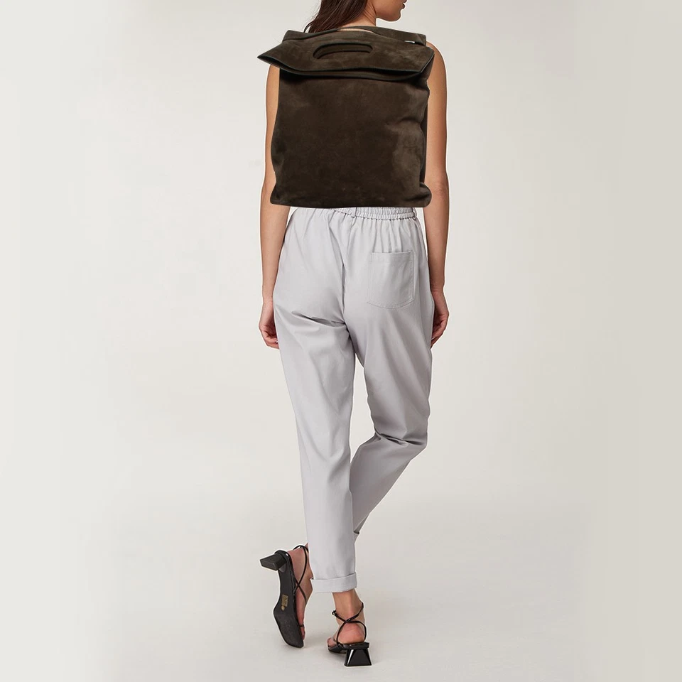 Mochila de Mano Tom Ford Marrón Gamuza Alix Convertible Foto 2 de 4