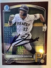 AUTO 2025 Bowman Chrome Prospects Konnor Griffin BCP-86 Burgundy Mojo Refr /275