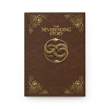 The Neverending Story Journal copertina rigida | Quaderno fantasia marrone opaco
