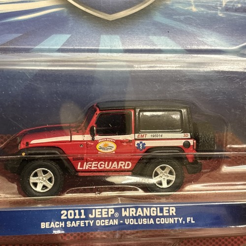 First Responder 2011 Jeep Wrangler Volusia County Florida 1:64 Diecast LESEN - Bild 3 von 9