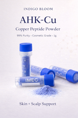 ahk cu peptide powder AHK-Cu Copper Peptide Powder 1g High Purity Cosmetic Grade DIY Skincare  Ingredie