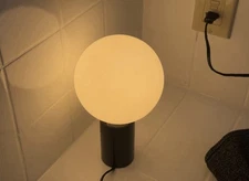 TAKAHASHI san francisco vintage mid century table lamp black lacquer LAMP ONLY