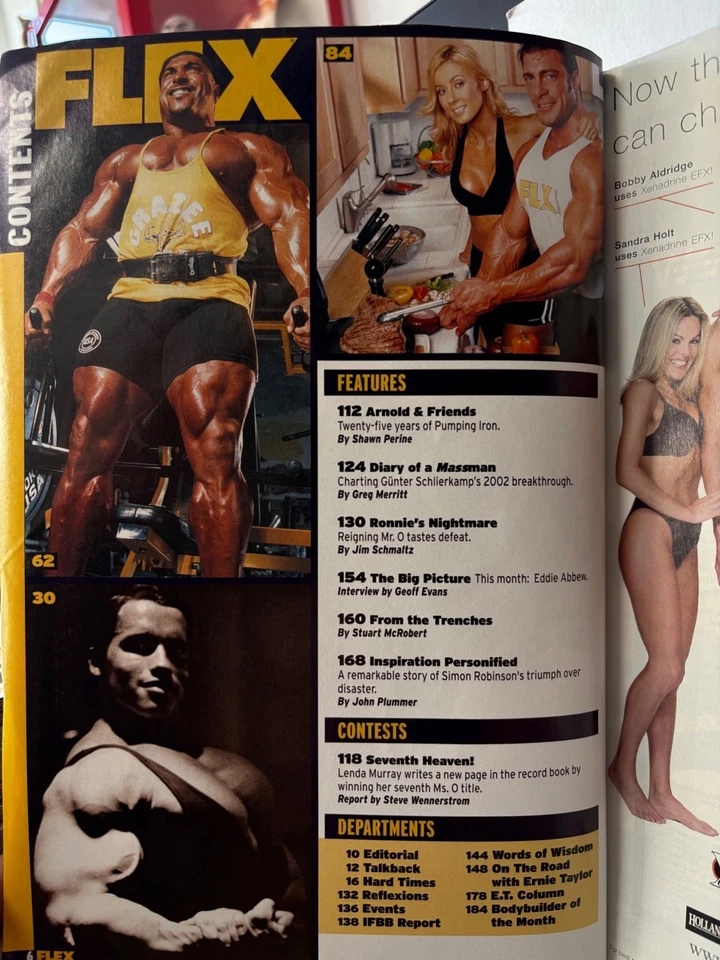 FLEX Bodybuilding Magazine March 2003 Cover Arnold Schwarzenegger 9514 - Image 4 of 4