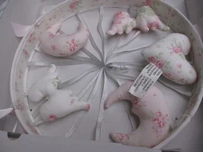 New RacheL Ashwell Simply Shabby Chic Nursery Floral Mobile