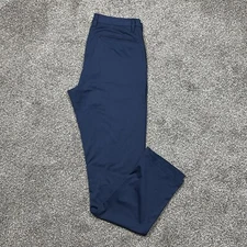 Rhone Commuter Classic Stretch Chino Pants Mens 34x34 Navy Athleisure Workout