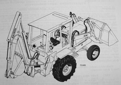 480C) - CASE CONSTRUCTION KING LOADER BACKHOE (1/76-12/80) (052) - FUEL TANK AND FUEL LINES Case Constructuion