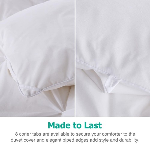 APSMILE Pinch Pleat All Season Down Comforter 750 FP Fluffy Duvet Insert - 第 8/8 張圖片
