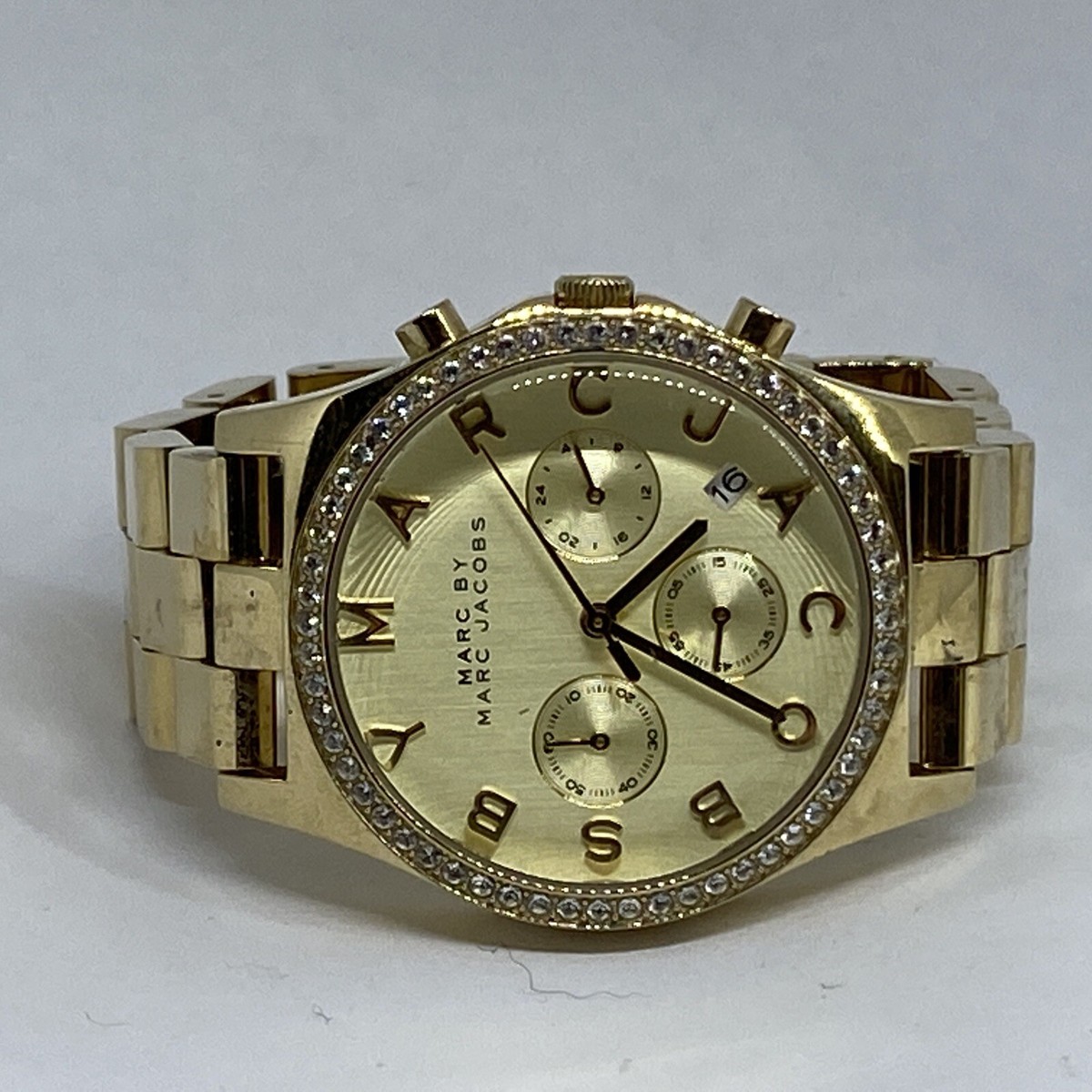 Marc Jacobs MBM3105 Women's Gold Stainless Steel Analog Dial Marc Jacobs MBM3105 Women's Gold Stainless Steel Analog Dial