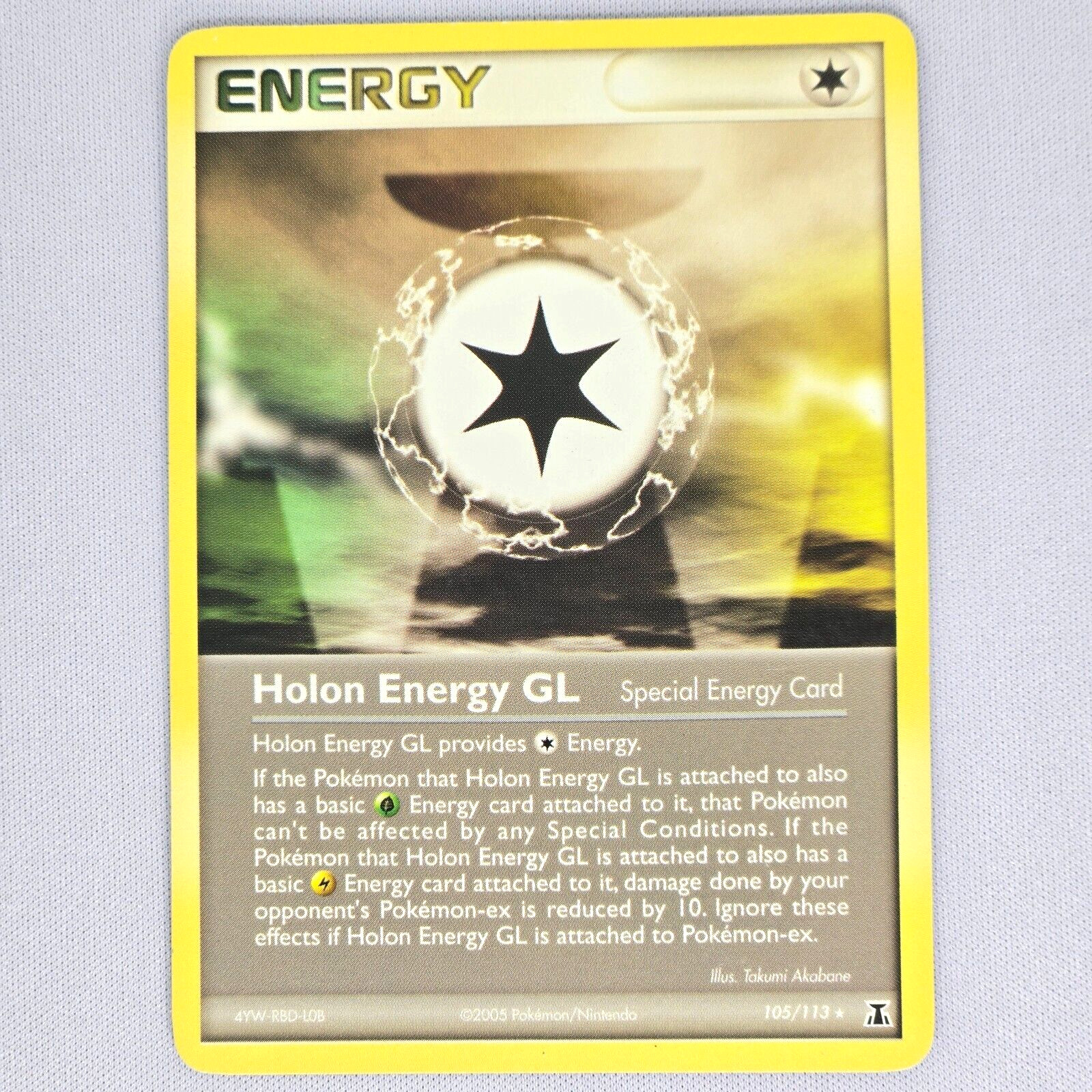 Holon Energy GL 105/113 Delta Species Regular Rare Vintage Pokemon Card TCG LP