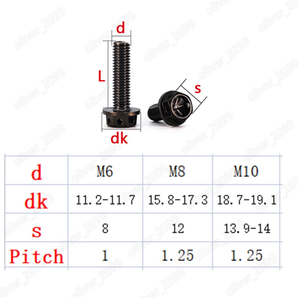 Boulons à Tête Hexagonale à Embase (fraisés) En Acier Inoxydable 304 - Filetages M6, M8, M10