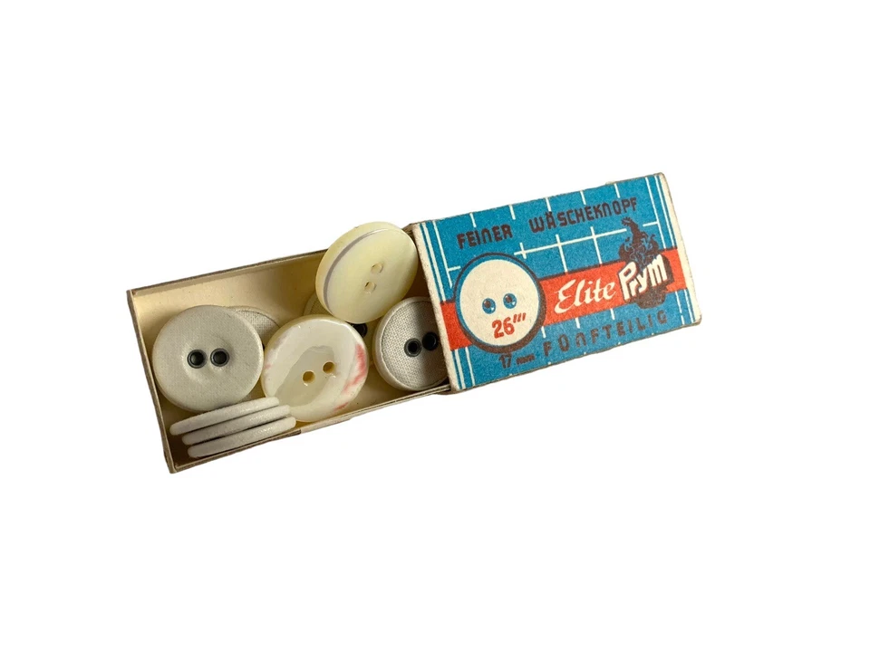 Elite Prym Wäscheknöpfe Fein 1 DTZD Da lacht die weiße Wäsche Originalverpackung - Bild 2 von 4