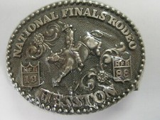 National Finals Rodeo Hesston 1988 NFR Youth Cowboy Buckle, Vintage, Orig. Pkg.