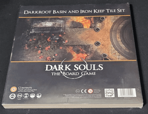 Dark Root Basin & Iron Keep Tile Set Dark Souls The Board Game New Sealed - Picture 1 of 2