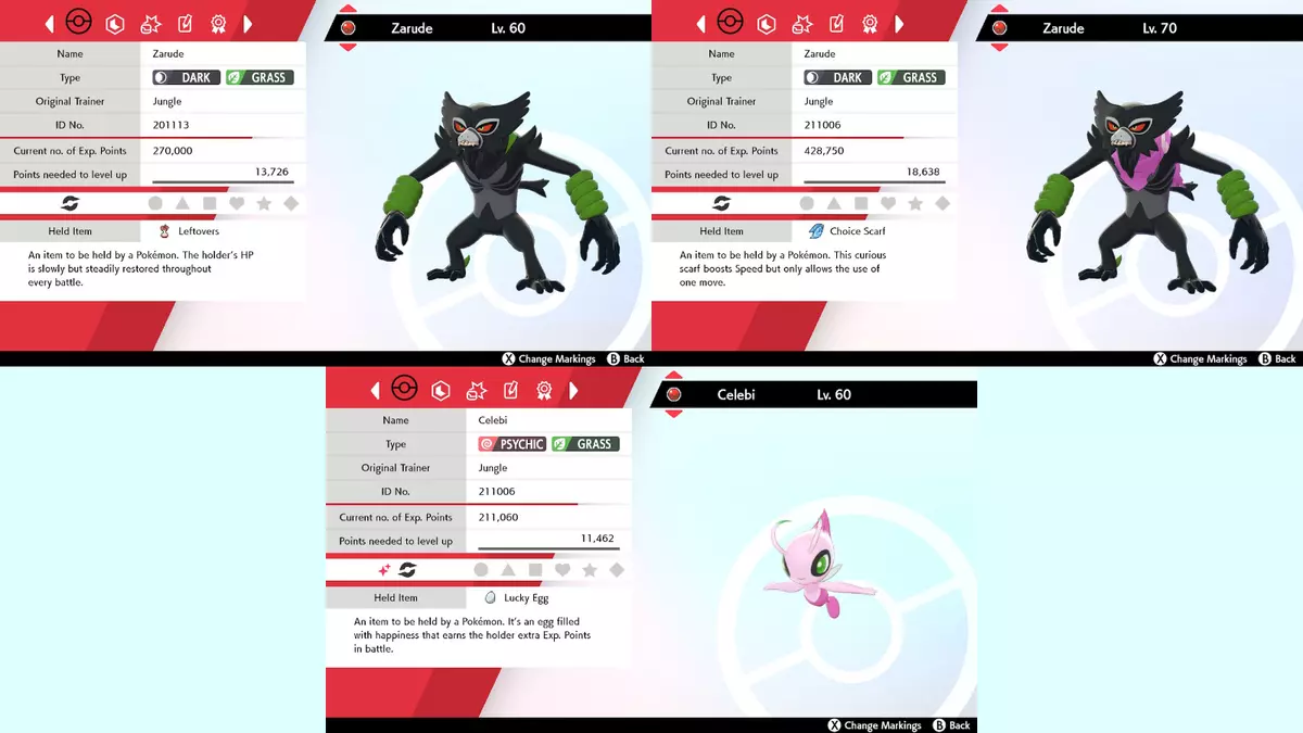 How To Get Dada Zarude & Shiny Celebi in Pokemon Sword & Shield