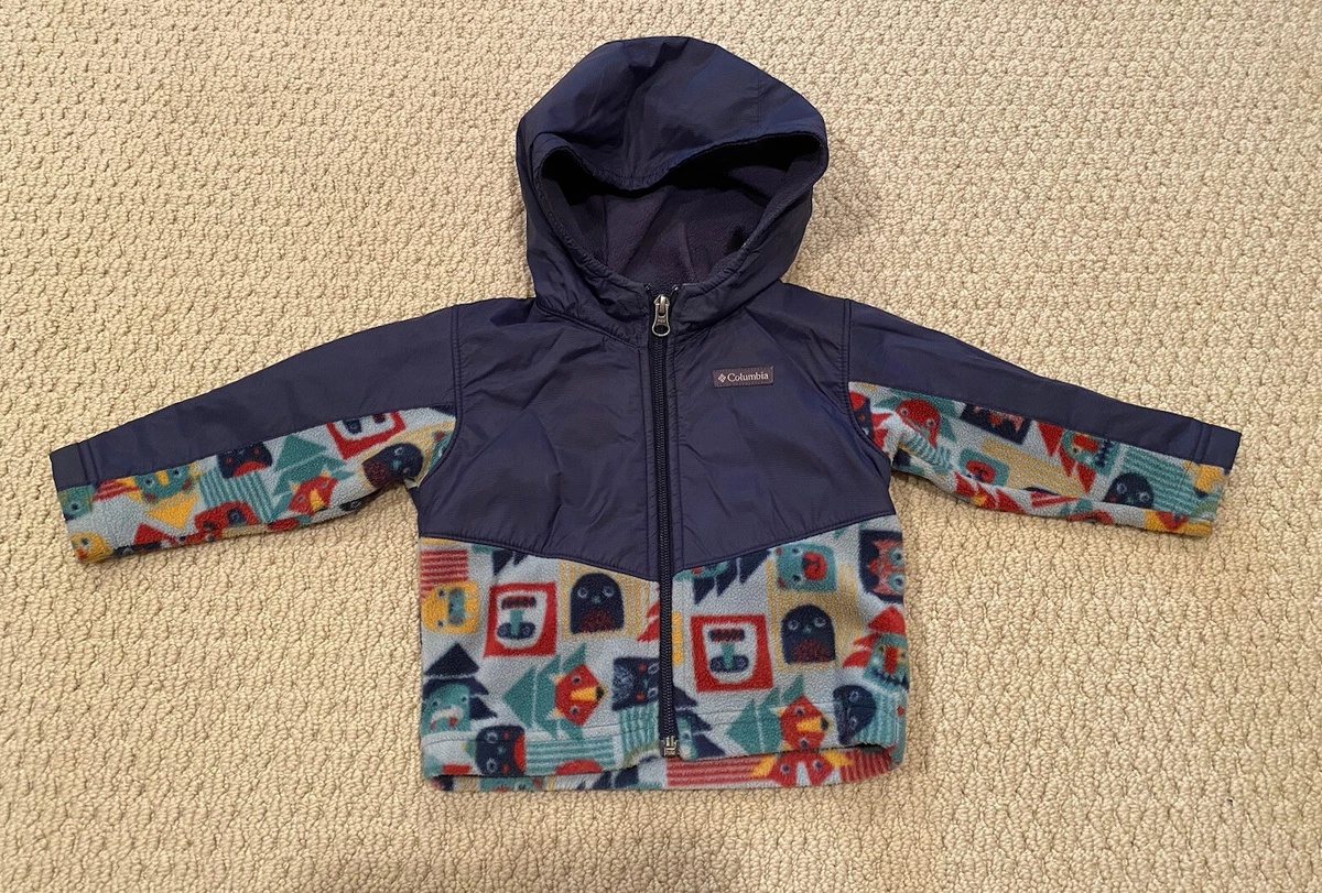 COLUMBIA KIDS STEENS MOUNTAIN OVERLAY HOODED JACKET SIZE 12 18