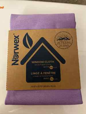 Norwex Window Cloth - Microfiber Cleaning Cloth - Purple - FAST FREE SHIPPING