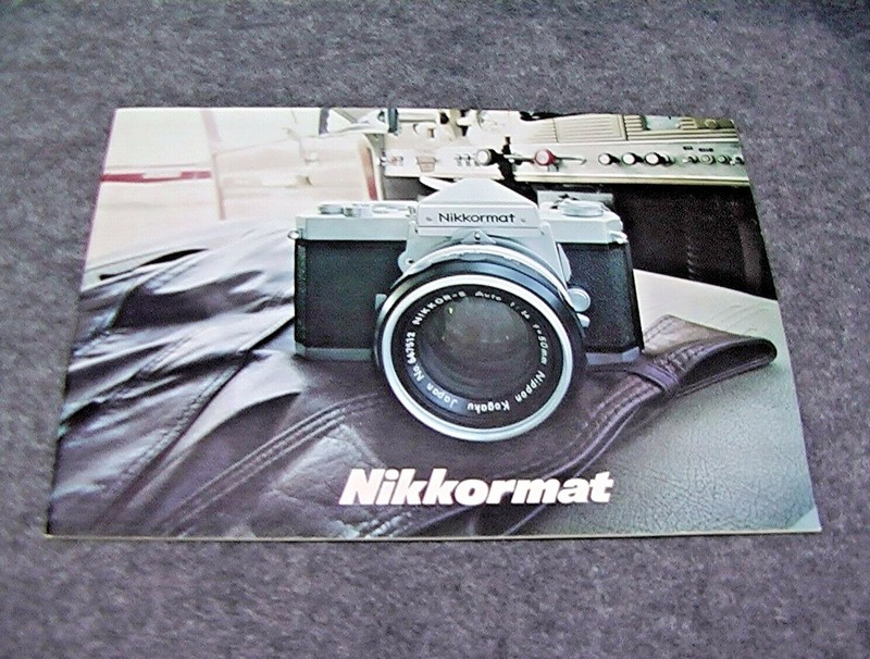 Vintage NIKON NIKKORMAT FTN Sales Brochure Catalog Advertising - FREE Shipping!