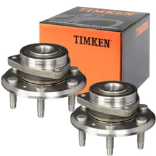 Timken Pair Front Wheel Bearings Hub HA590227 For Buick GMC Saturn Outlook 6-Lug