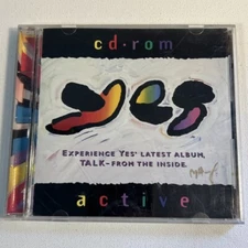 YES - Talk Active RARE CD-ROM Prog rock JON ANDERSON TREVOR RABINCHRIS SQUIER