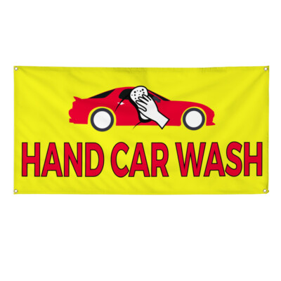 #ad #ad Vinyl Banner Multiple Sizes Hand Car Wash Outdoor Advertising Printing A Outdoor $149.99