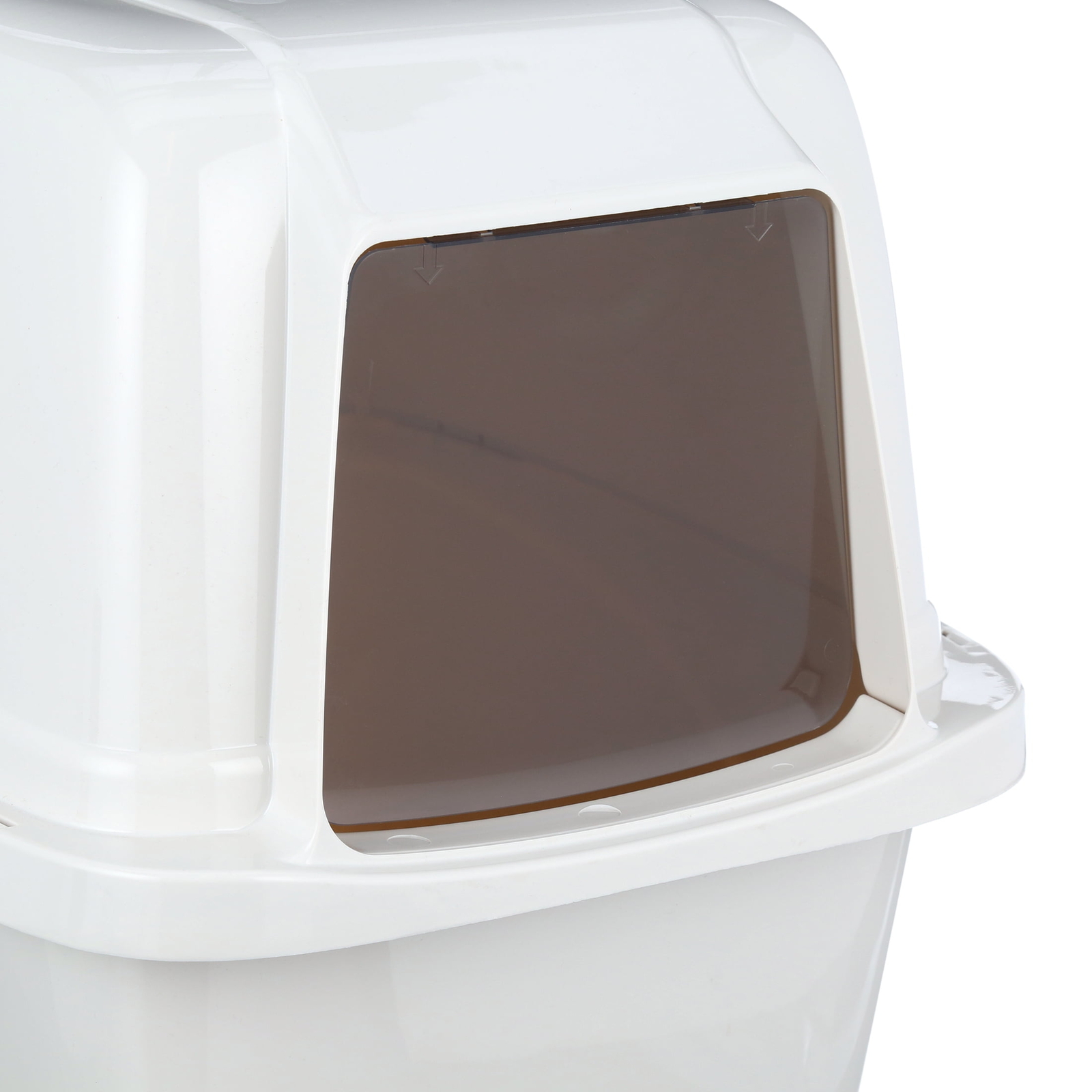 Van Ness Pets Odor Control Large Enclosed Cat Litter Box, Hooded, Pearl, CP6