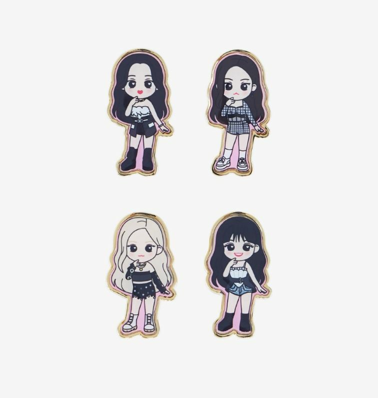 BLACKPINK 5TH ANNIVERSARY OFFICIAL GOODS THE SHOW BADGE NEW