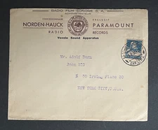 1931 SWITZERLAND AD NORDEN HAUCK & VOXOLA RADIO / PARAMOUNT RECORDS ! TO US !