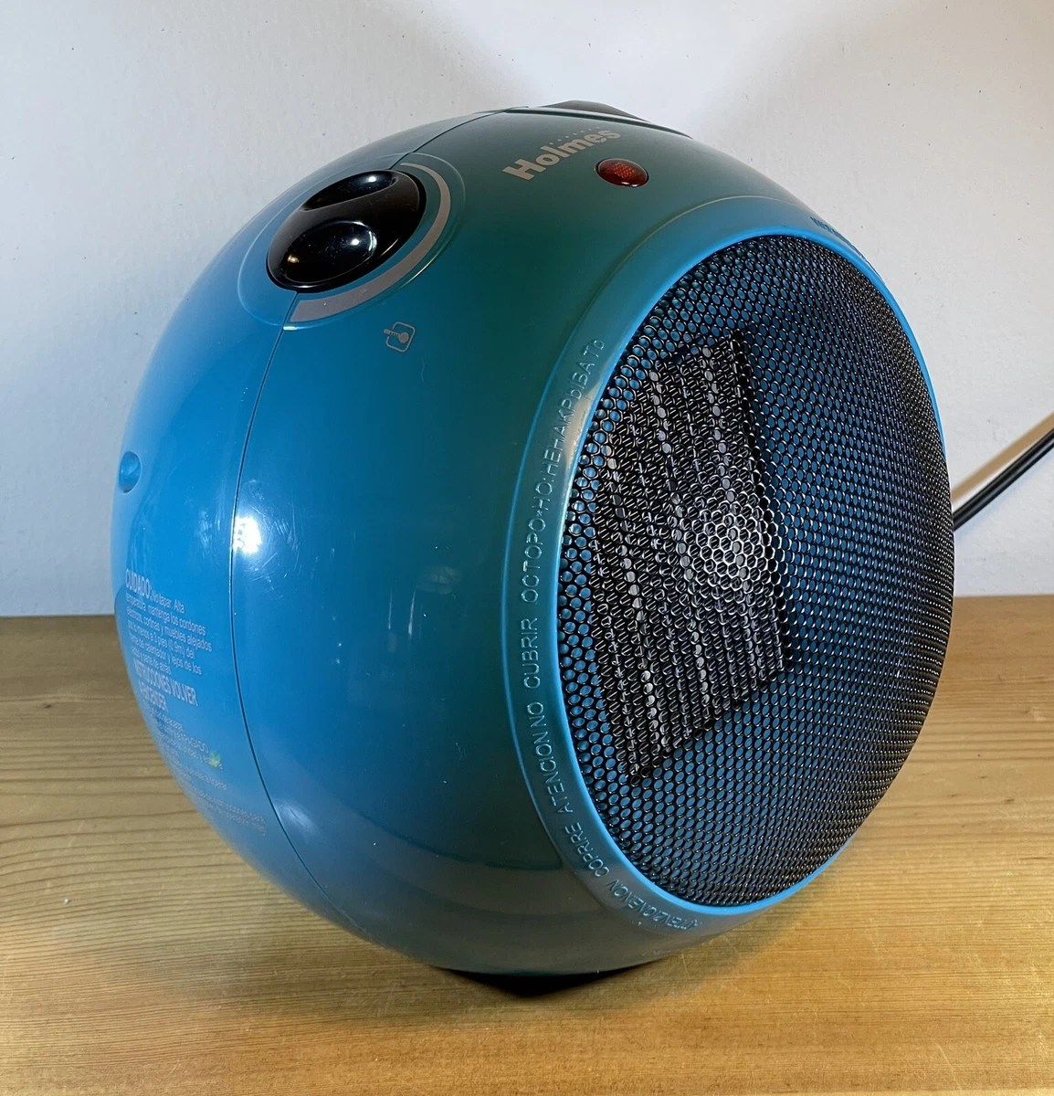 Holmes Rare Teal 9” Round Space Heater ~ HCH9264M ~ 1500W ~ Works Perfectly  | eBay