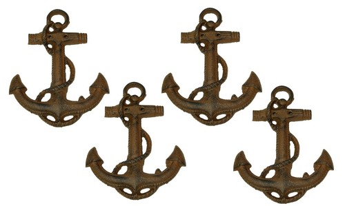 Gancho de anclaje náutico de hierro fundido decoración de pared 7 5/8" de alto 0170-05230 - Imagen 7 de 12