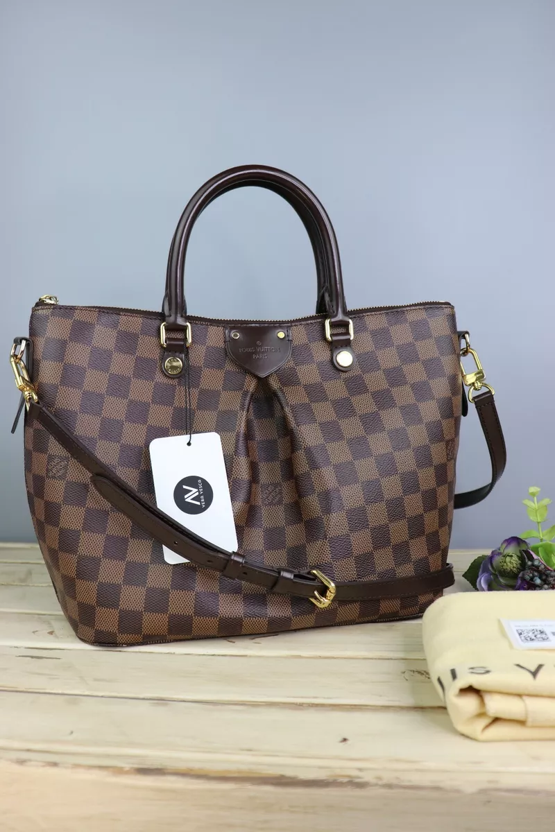 Louis Vuitton Siena Handbag Damier MM Brown 2302296