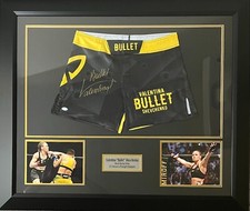 Bauli Valentina Shevchenko incorniciati autografati firmati UFC PSA COA