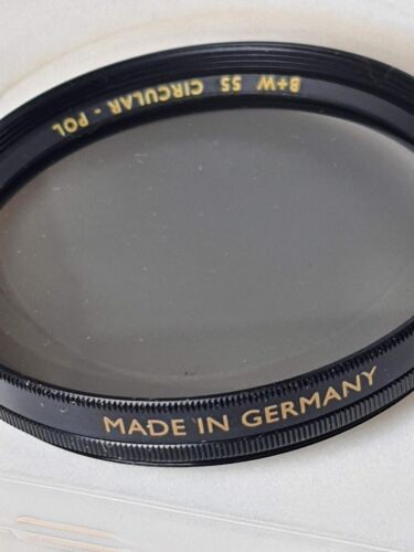 B+W F-PRO 55mm Circular Polarizer CPL Lens Filter 55 mm Polarizing E55 Germany - Afbeelding 1 van 8