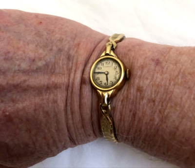 Vintage Hamilton S & W Ladies Watch 14k Gold Filled NOT  display picture 1